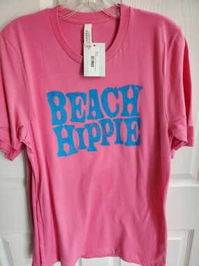 Bella Canvas Hot Pink Crewneck Tee